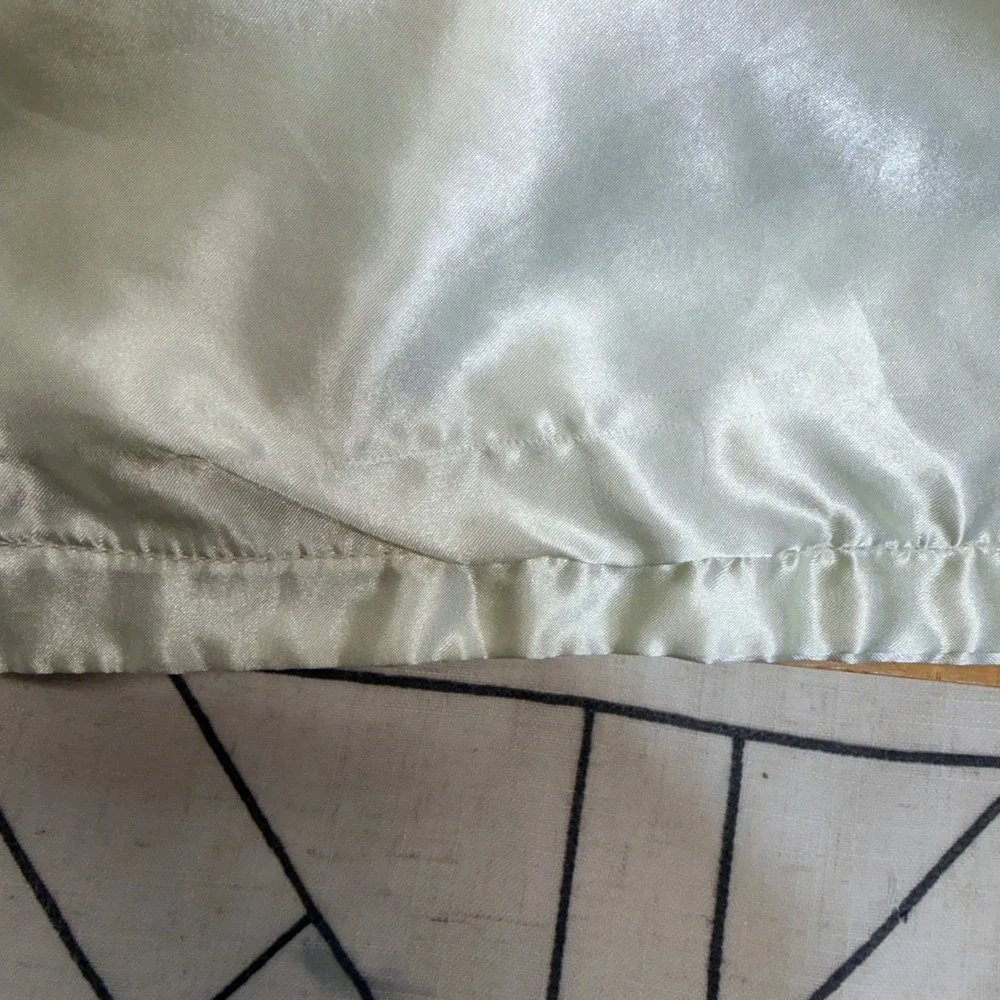 Mary Meyer Marshmallow Lamb Lovey‎ Security Blanket Cream Grey Satin Trim 13x13